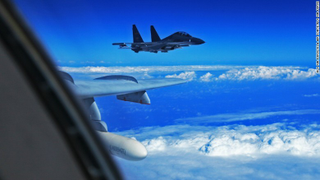 A file image of two Chinese Su-30 fighter jets. Photo credit PLA Air Force